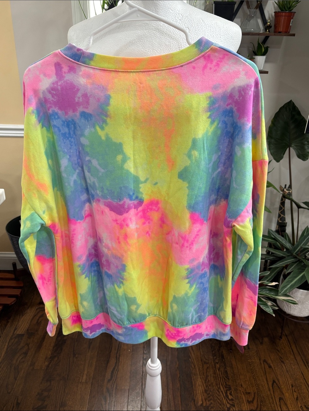 Justice girls Pastel Tie Dye Sweatshirt size XL - Picture 3 of 4